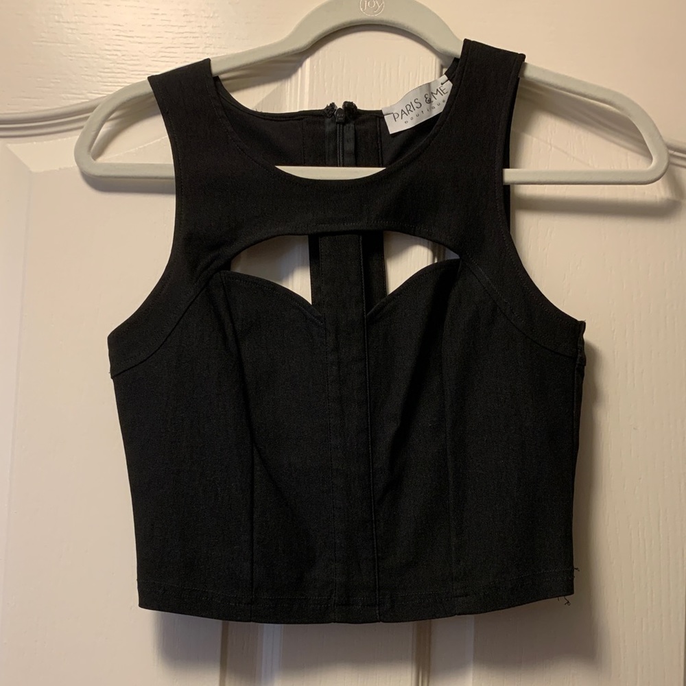 Cutout crop top